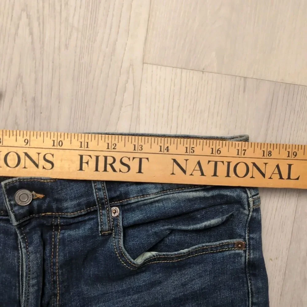 NWT Lucky Brand 412 Jeans Athletic Slim Fit Jeans Mens 34 Blue 2 Way Stretch